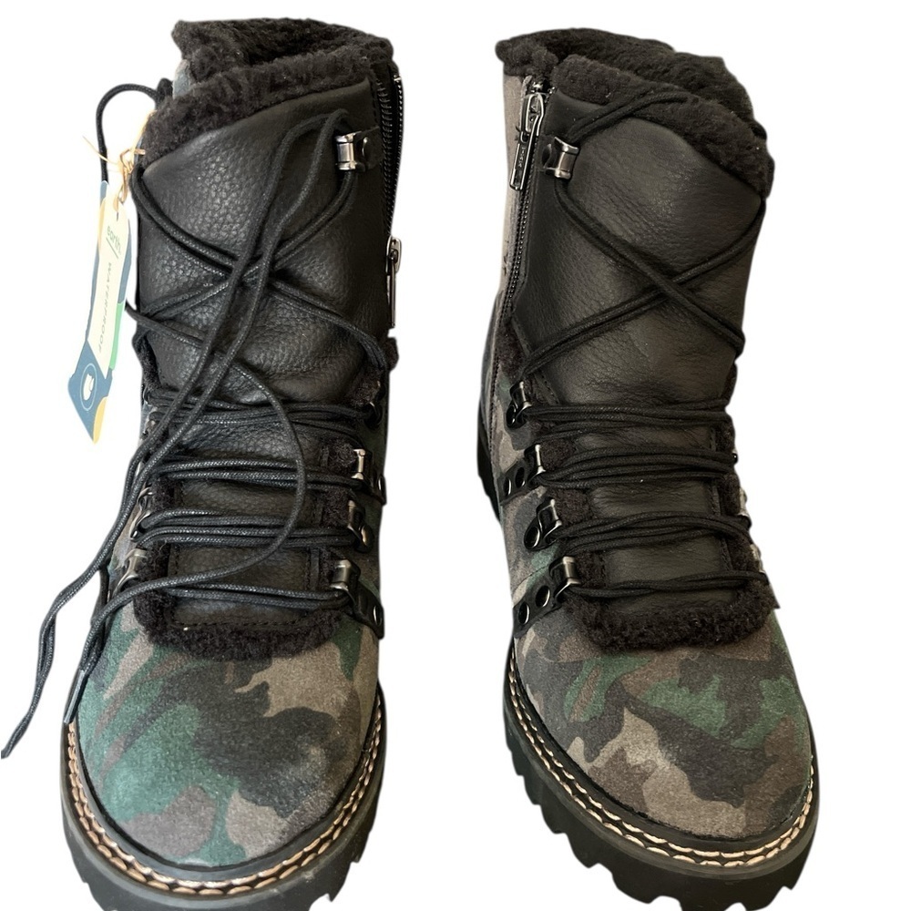 ⚠️ Last Pair NEW Earth Kodiak Glacier Camouflage Hiking Boots with Black Accents - Picture 3 of 6